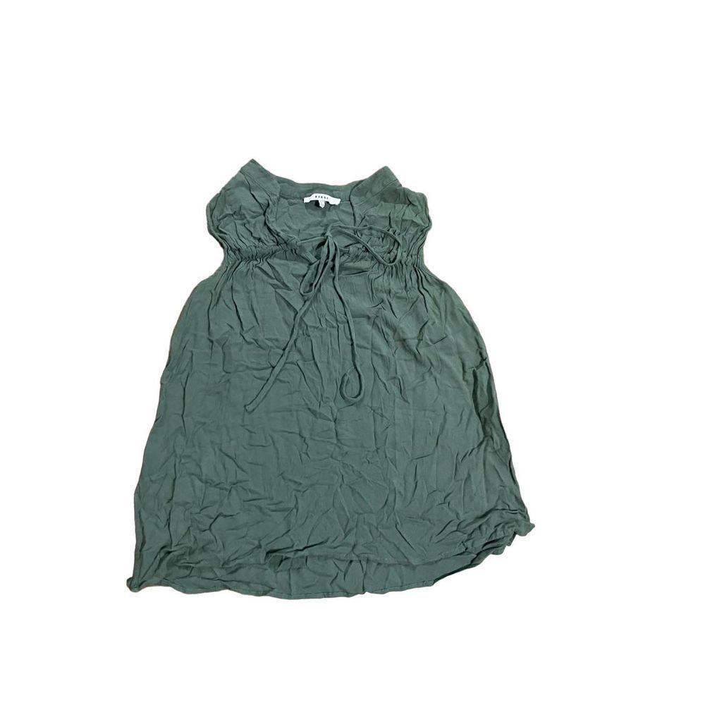 ‎RO & DE Olive green sleeveless blouse